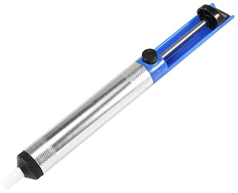 sourcing map Entlötpumpe Lötkolben Eisenentferner Werkzeug Aluminiumkörper