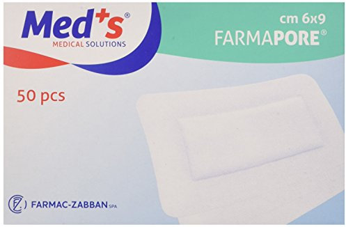 Farmac Zabban 1206310609M FarmaPORE Medicazione Adesiva in Cerotto 6 x 9 cm in TNT