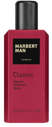 Marbert Classic homme/ man, Natural Deodorant Spray, 1er Pack (1 x 150 ml)