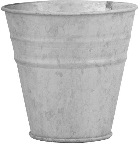 Fallen Fruits 12 cm Old Zinc Flowerpot, OZ50, Grey