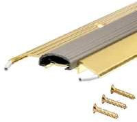 M-D 09043 36 Bright Gold Low Boy Schwellenwerte mit Vinyldichtung, Aluminium