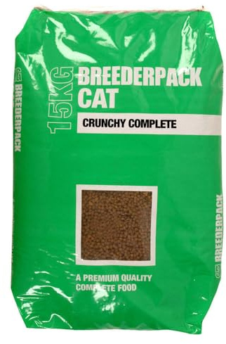 Breederpack Complete Crunchy Dry Cat Food, 15 kg