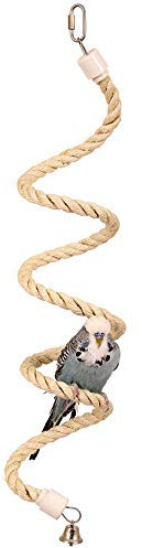 Northern Parrots Parrot Boing Sisal Spiral Bouncing Perch Small