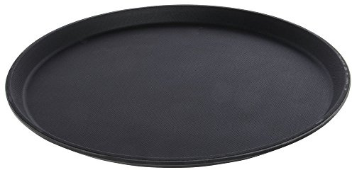 Cambro 1400TL110 Tablett, rutschfest, rund, 35,6 cm, Schwarz