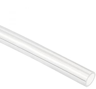 sourcing map Tuyau en Silicone 2mm ID x 3mm OD 5 Mètre de Long Tuyau Flexible en Caoutchouc de Silicone pour Eau et Air Transparent pour le Transfert d'Eau