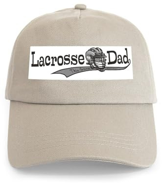 CafePress Lacrosse Dad Helmet Cap Unique Adjustable Baseball Hat