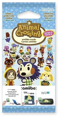 Paquet de 3 cartes : Animal Crossing - série 3 (1 carte + 2 standard)