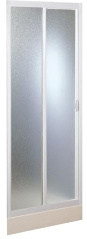 Forte Acryl Nischentür 110CM Mercurio mit seitlicher Öffnung