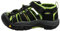 KEEN Newport H2, Sandalias para Unisex niños, Negro (Black/Lime Green), 39 EU