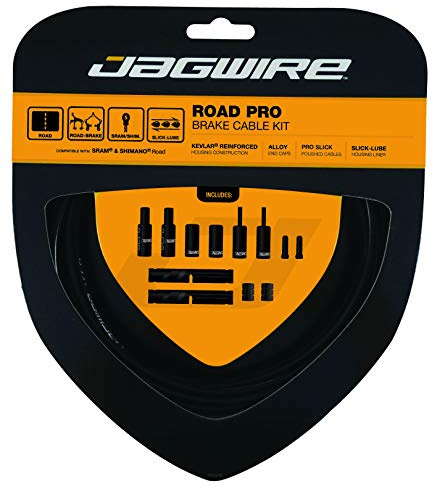 Jagwire PCK200 Pro Road Brake Cable Kit, Black, Shimano/SRAM