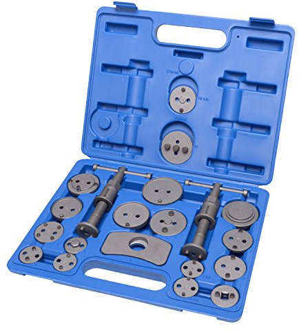 Hesselink BK-1000 Bremskolbenrücksteller Satz I Universal Werkzeug einsetzbar bei den meisten Automarken I Bremsenrücksteller zum Zurückdrehen bei Rechts- & Linksgewinde