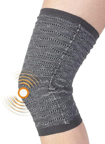 Spikenergy Ginocchiera Ortopedica Elettro Magnetoterapia - Unisex, Per Artrosi ed Artrite, Traumi Distorsivi, Tendinite, Fascia Ginocchio Elastica, Dispositivo Medico Detraibile - Made in Italy