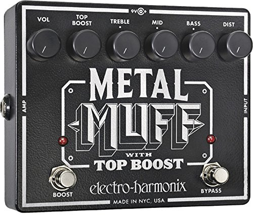 Electro Harmonix Metal Muff/Top Boost Pédale d'effet - Distorsion pour Guitares