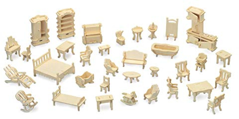 Quay Furniture Set Woodcraft Construction Kit FSC