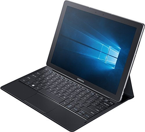 Samsung Galaxy TabPro S SM-W700 30,7 cm (12 Zoll) Tablet-PC (Intel Core m3-6Y30, 4GB RAM, 128GB SSD, Wifi, Windows 10 Home) schwarz inkl. Bookcover mit vollwertiger Tastatur