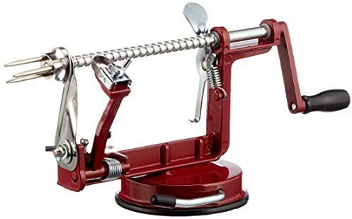 Baumalu 450009 pelador de manzanas metal, rojo vino