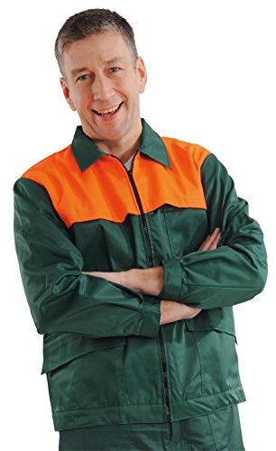 Watex Forstschutzjacke (ohne Schnittschutzeinlage), grün/leuchtorange, Größe 48