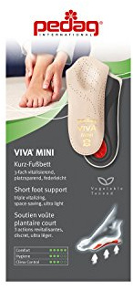 Pedag Viva Mini Short Leather Insole, XL, Beige, EU 44, Beige, 10 UK