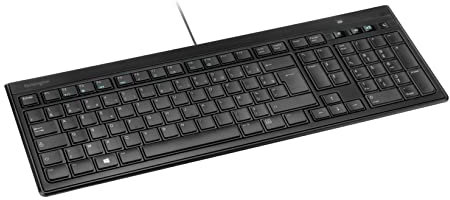 Kensington K72357FR Tastiera cablata ultra piatta Advance Fit AZERTY nera