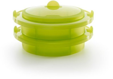 Lékué - Cuit Vapeur XL - Silicone Platine