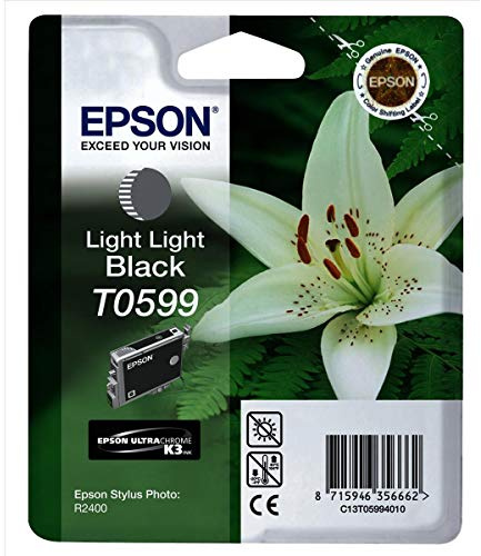 Epson T0599 bläckpatron lilja, singelpack, ljus svart