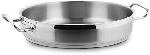 LACOR - 57636 - Paellera Sin Tapa 36x7cm INOX 18% CR.