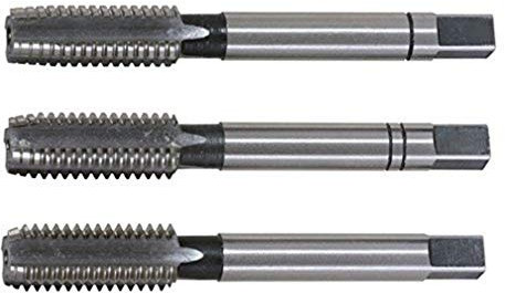 KS Tools 331.0040 Juego de machos de roscar manuales HSS tipo M, M4x0,7,3 pzs