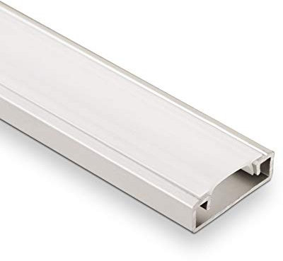 5 Stück SO-TECH® LED Profil-33 mit opalfarbiger Abdeckung 2m für LED Streifen
