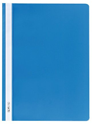 Herlitz Schnellhefter A4, Kunststoff, hellblau, 10 Stück