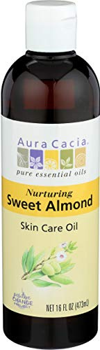Aura Cacia Natural Skin Care Oil, Sweet Almond, 16 oz