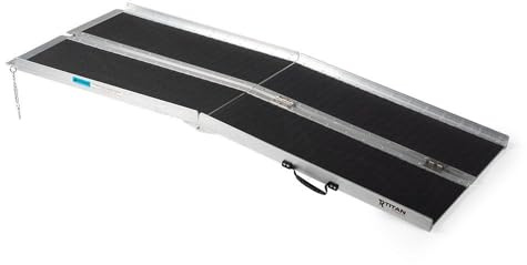 6' Portable Wheelchair Ramp, 600 lb Cap, Titan Ramps