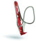 Elite Trinkflaschenhalter More'o INOX, rot, 18x10x10cm, 0137101