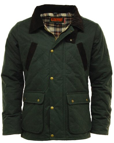 Game Oxford Wachsjacke für Herren, oliv XXL