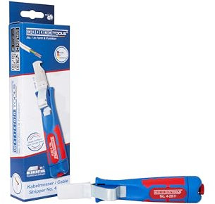 WEICON TOOLS Kabelmesser No. 4-28 H, Abisolierwerkzeug für Kabel von 4-28 mm, mit Hakenklinge, Made in Germany