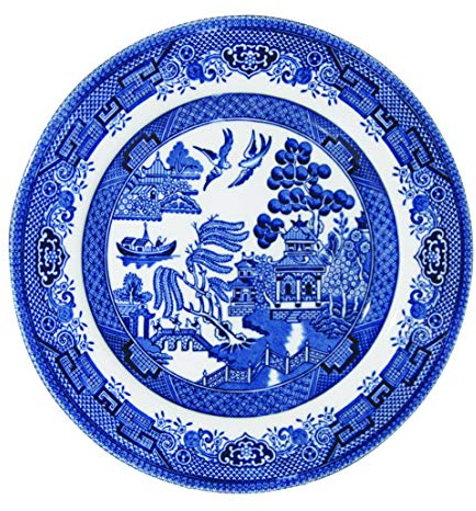 Churchill Fine China Earthenware Set of 6 Side Plate 6.5 Blue Willow