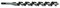 Irwin Original Auger Schlangenbohrer 35 mm x 400 mm, 6 kant-Schaft 11,1mm, 10502785