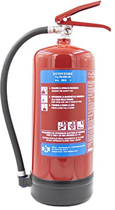 ESTINTORE A POLVERE 6KG OMOLOGATO EN 3-7