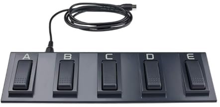 KORG EC5 - Pedaliera 5 Switch, Nero