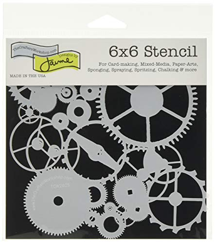 Crafters Workshop Framing Template, 6 by 6-Inch, Gears