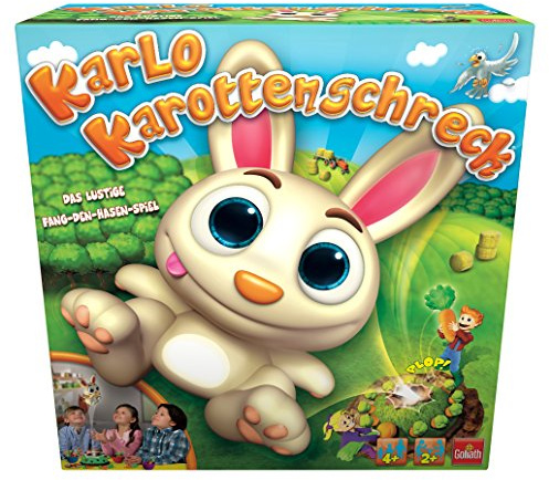 Goliath 30512 | Kinderspiel Karlo Karottenschreck | lustiges Fang-den-Hasen-Spiel | Spannendes Reaktions- und Geschicklichkeitsspiel | ab 4 Jahren