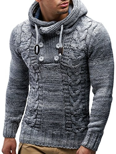 Leif Nelson Men's Pullover Knit Sweater LN-20227