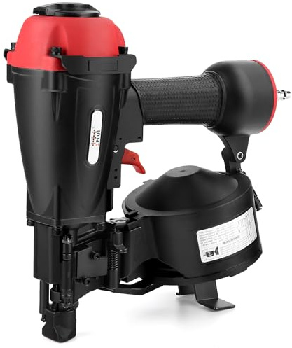 3PLUS HCN45SP 11 Gauge 15 Degree 3/4 to 1-3/4 Coil Roofing Nailer Pneumatic Roof Nail Gun