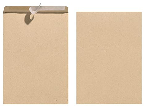 Herlitz C5 Mailing Bags Envelopes - Brown, 10er Pack