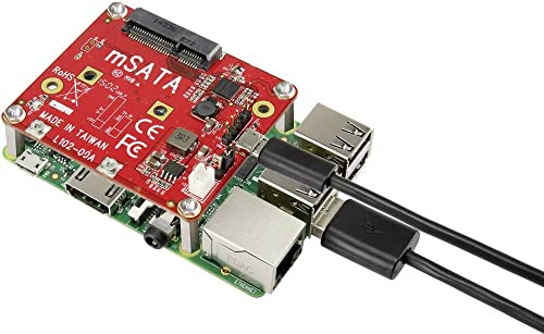 Renkforce USB/mSATA-Converter USB/mSATA-Konverter-Shield Passend für (Entwicklungskits): Raspberry Pi, RF-4011273