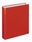 VELOFLEX 1153020 - Ringbuch Basic, DIN A5, 1 Stück, rot, Füllhöhe 25 mm, Ringordner mit 4 Ring-Mechanik, Ordner schmal