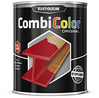 RUST-OLEUM 7365.0.75 Combicolor Original, Superior Metal Protection, Direct To Rust, Bright red-RAL 3000