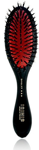ISINIS Hair Brush, Pneumatic Style, 7 Rows, 7.1 Inches, Root Boar Bristles, Injected Black Handle, Window Packaging Model 33 57 30 83