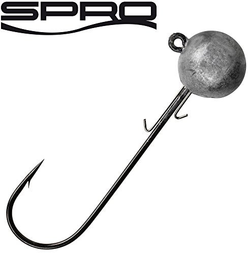 Spro Jighead HD - Meereshaken Jigköpfe für Gummifische, Jighaken für Gummiköder, Bleikopf zum Meeresangeln, Bleiköpfe für Jigs, Größe/Gewicht/Packungsinhalt:Gr. 4/0 / 50g / 3 Stück