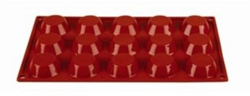 Pavoni N935 Tartlet Mould, 15, Formaflex, Silicone