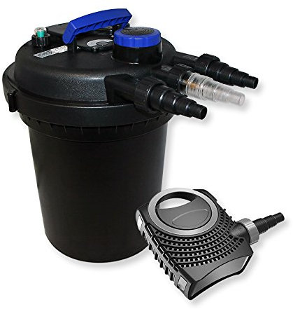 SunSun Kit Filtración estanque de presión 6000L 11 W UVC clarificador neo8000 70 W bomba